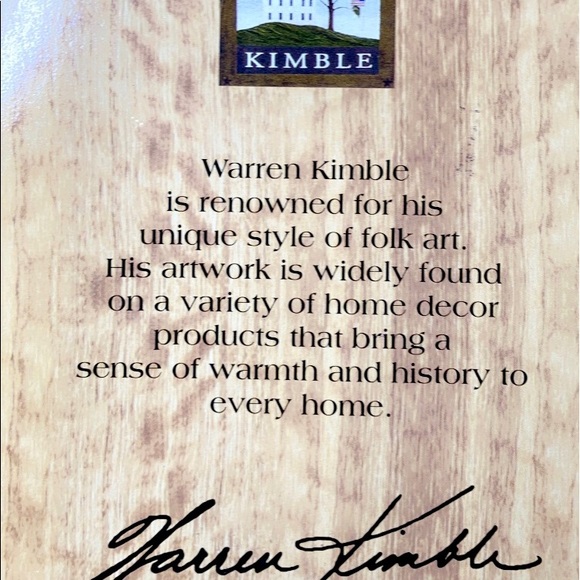 BNIB Warren Kimble Santa On Chimney Frame - Picture 10 of 16